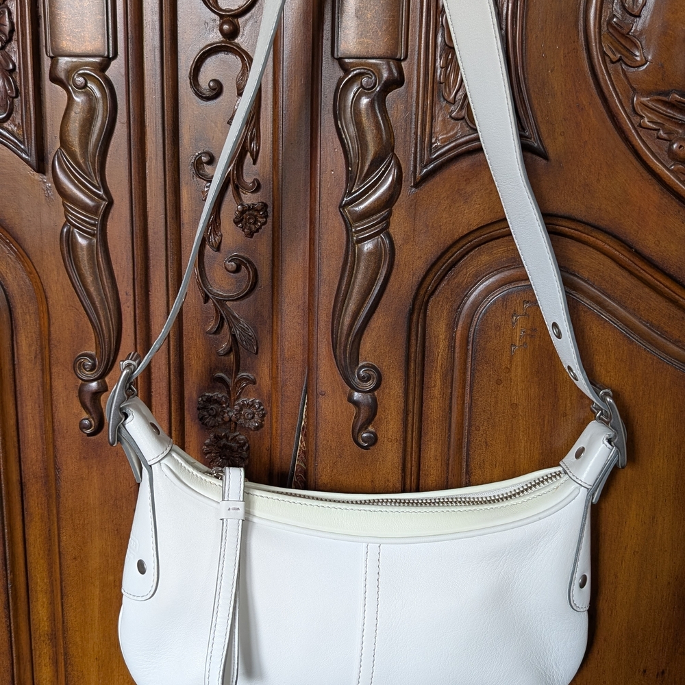 Coach Small Leather Shoulder Bag - Picture 12 of 17